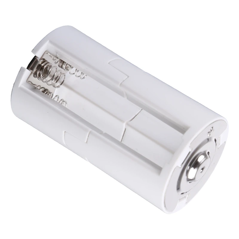 Adaptador convertidor batería tamaño 3x AA a D para caja, convertir 3 cajas conmutador soporte batería AA a D Gas - imagen 5