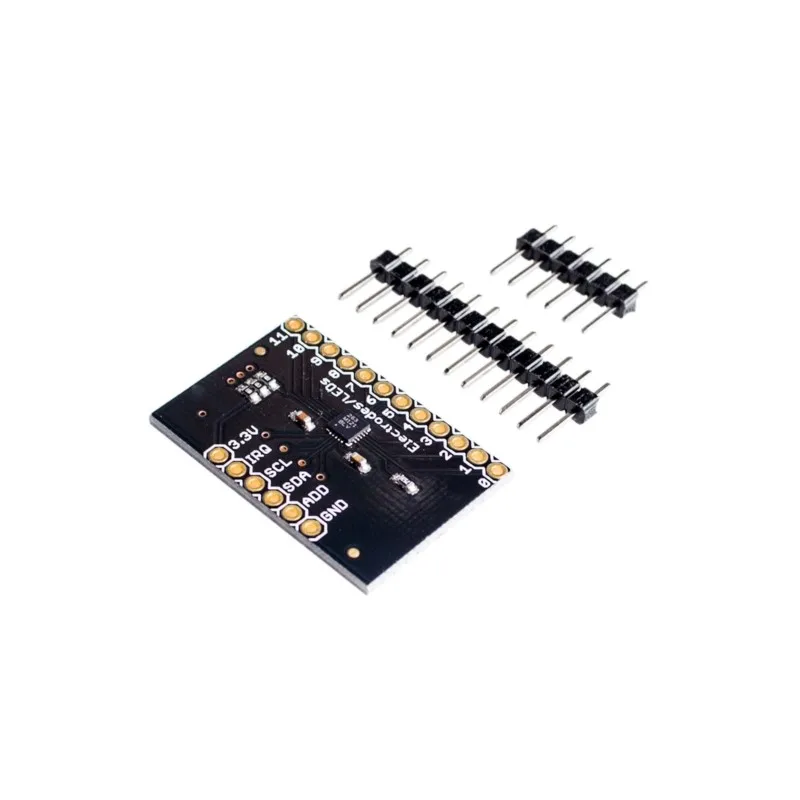 MPR121-Breakout-v12 MPR121 módulo sensor táctil capacitivo teclas del sensor teclas del teclado para arduino - imagen 3