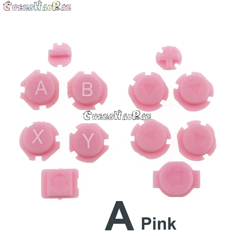ChengHaoRan 1 Juego de botones de teclas ABXY de repuesto 12 en 1 para interruptor NS Joycon botones de controlador de mango izquierdo y derecho - imagen 4