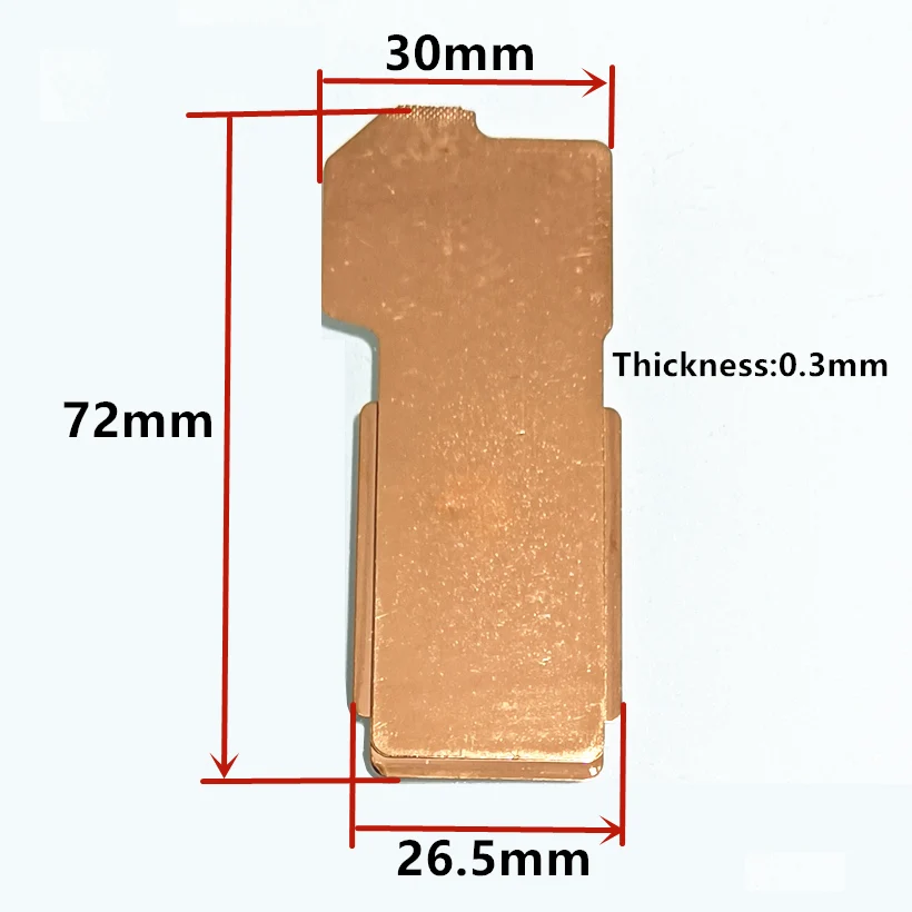 JUULASEN-cámara de Vapor VC de 0,3mm, disipador de calor de cobre, termotubo eficiente para iPhone, tableta móvil, portátil, Notebook - imagen 2