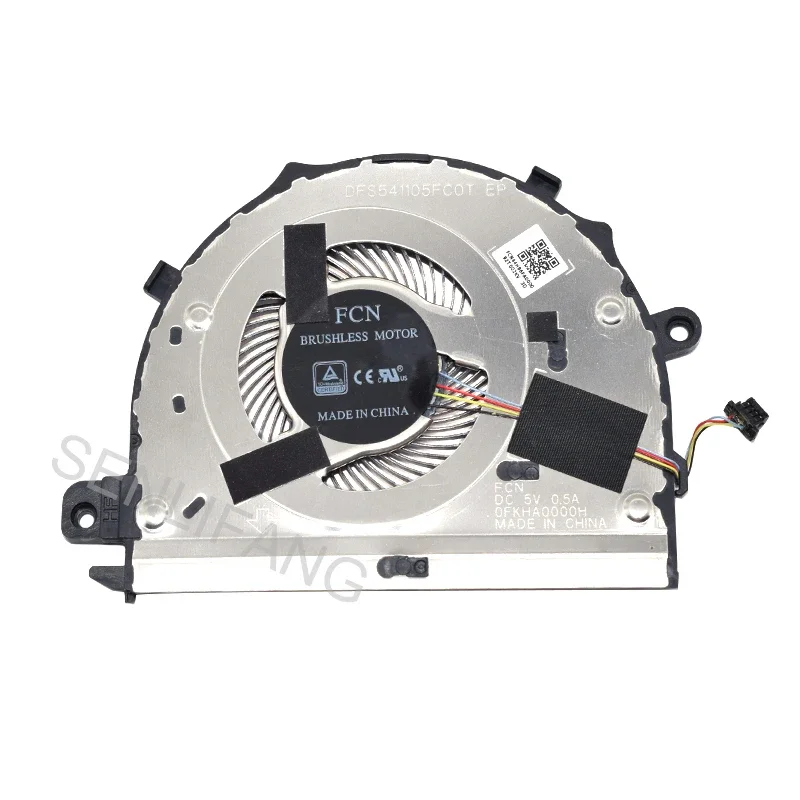 Ventilador 0FKHA0000H para MagicBook KPL-W0X, nuevo ventilador para VLT-W50 FCN44H96FA0000 DFS541105FC0T FKHA DC5V 0.5A, 4 líneas de refrigeración