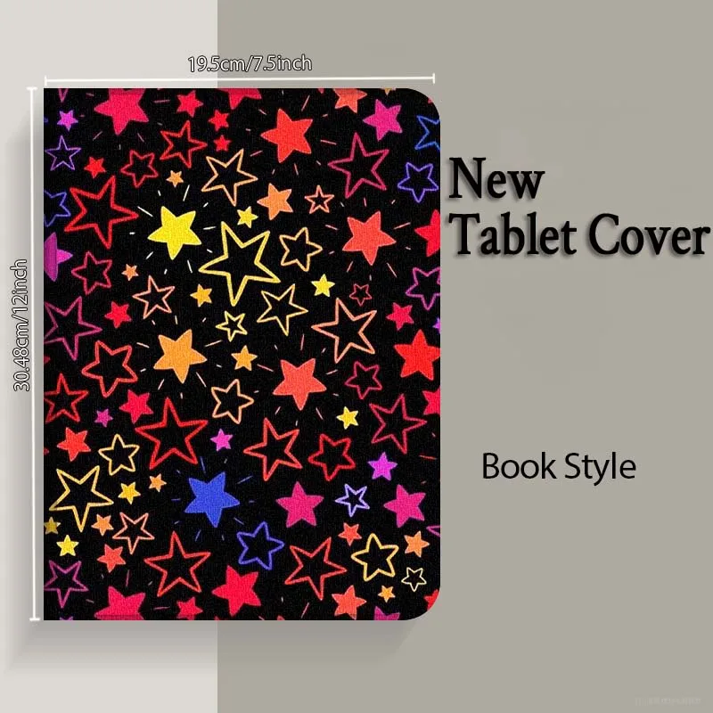 Arte estrellas de dibujos animados lindo para Samsung Galaxy Tab S11 S10 S9 S8 S7 S6 A10.1 A9 A8 A7 10,1 Lite FE Plus pulgadas funda para tableta - imagen 5