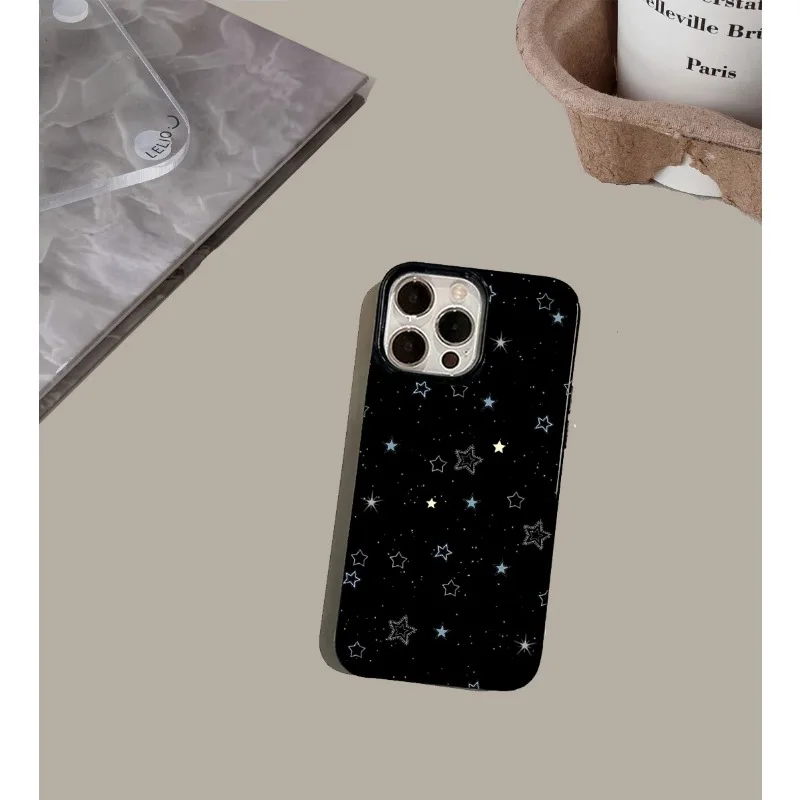 Ins STARS-funda de teléfono anticaída de TPU con estampado elegante, adecuada para iPhone 11/12/13/14/15/ 16/17Pro Max - imagen 2