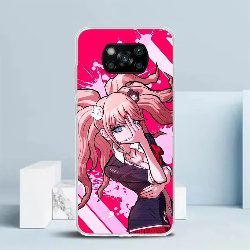 Danganronpa Enoshima Junko funda de teléfono de llamada de silicona para Xiaomi Poco X3 Nfc X5 X6 X7 F7 Ultra F6 F5 Pro M6 M5S X4 F4 GT M4 M3 F3 C - imagen 2