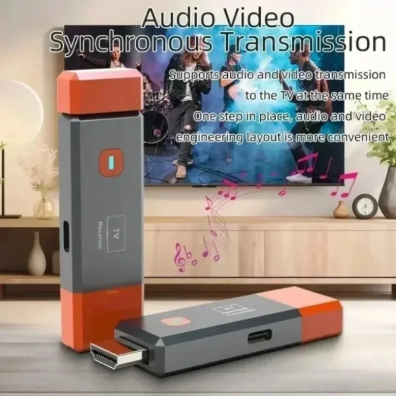 Extensor de transmisor y receptor de vídeo inalámbrico Compatible con HDMI, 50m, 1080P, TV Stick, Dongle, adaptador inalámbrico para cámara, portátil y PC - imagen 4