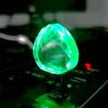 green LED light