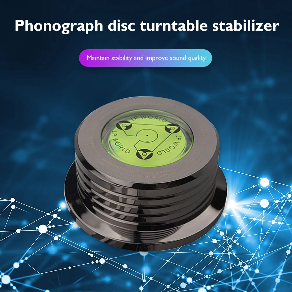 Estabilizador de disco LP de 50Hz, tocadiscos de vinilo, abrazadera de peso, reproductor de discos, accesorios de Audio portátiles, suministros - imagen 4