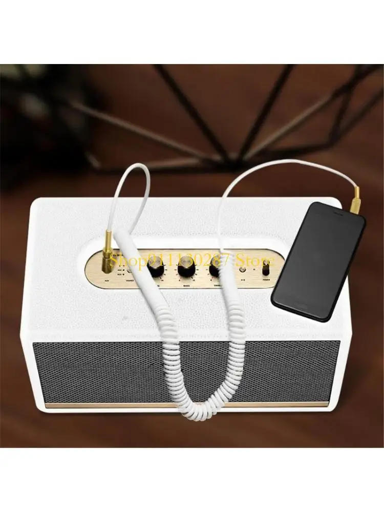 Cable auxiliar repuesto J1HC 3,5mm, Cable en para altavoz Kilburn II, conector macho a macho