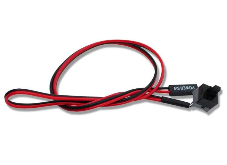Cable de reinicio para ordenador de escritorio, 2 pines, botón pulsador de encendido/apagado, interruptor de reinicio, E/S SW - imagen 3