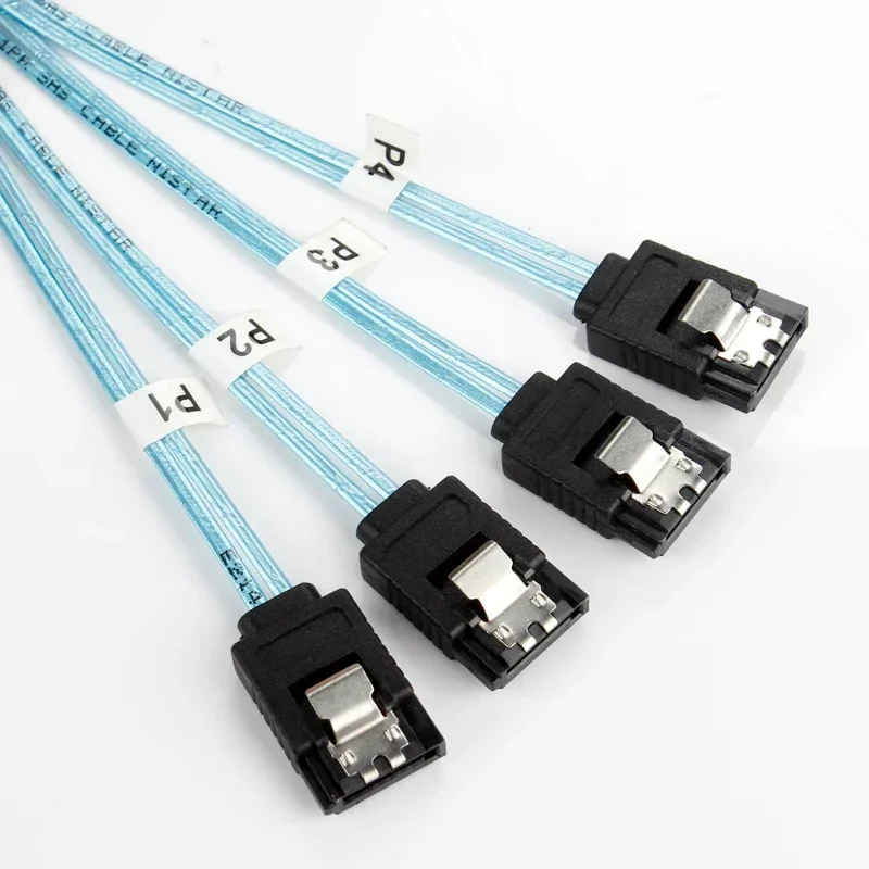 Nuevo Cable MINI SAS de 12 Gb/S SFF-8643 a 4SATA, tarjeta de matriz de uno a cuatro con un longitud de Cable de datos de 1 M - imagen 4