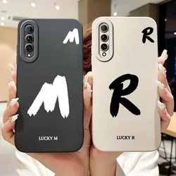 Funda Huawei Y9s – Silicona Antigolpes con Letras Modernas