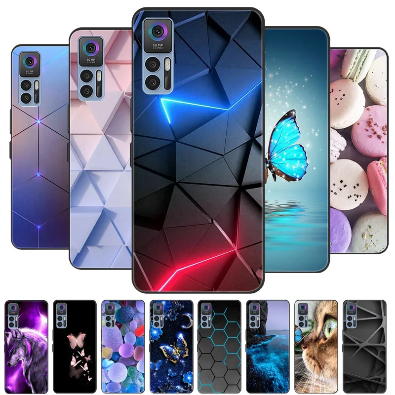 Para TCL 30 Plus Funda de silicona suave con dibujos animados para TCL 30 5G Funda TPU Funda para TCL30 4G 5G T676H T776H Coque de teléfono