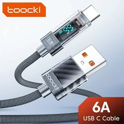 Toocki Cable USB-C 66W Carga Rápida para Huawei, OPPO y Xiaomi