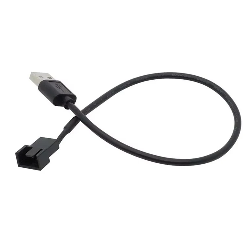 Cable Adaptador de Ventilador de Computadora de 5V, Interfaz USB a Interfaz de 3 Pines, Cable de Alimentación para Ventilador de Chasis, Cable para Ventilador de CPU - imagen 4