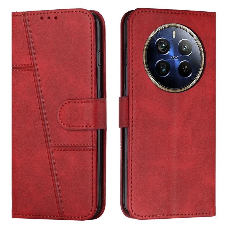 Funda de cuero con tapa para móvil, Carcasa protectora para Realme, 12 Pro Plus, 12 Plus, Coque Realme - imagen 4