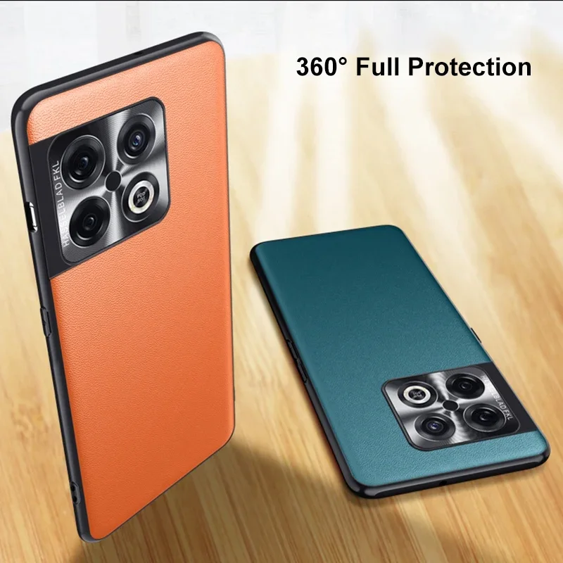 Luxury PU Leather Phone Case For OnePlus 10T 10 T Ace Pro Cover Matte Protection Case For OnePlus10 One Plus 10 Pro 10Pro Coque - imagen 3