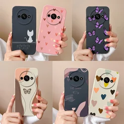 Funda Silicona Redmi A3 – Mariposa Antigolpes Protección Cámara