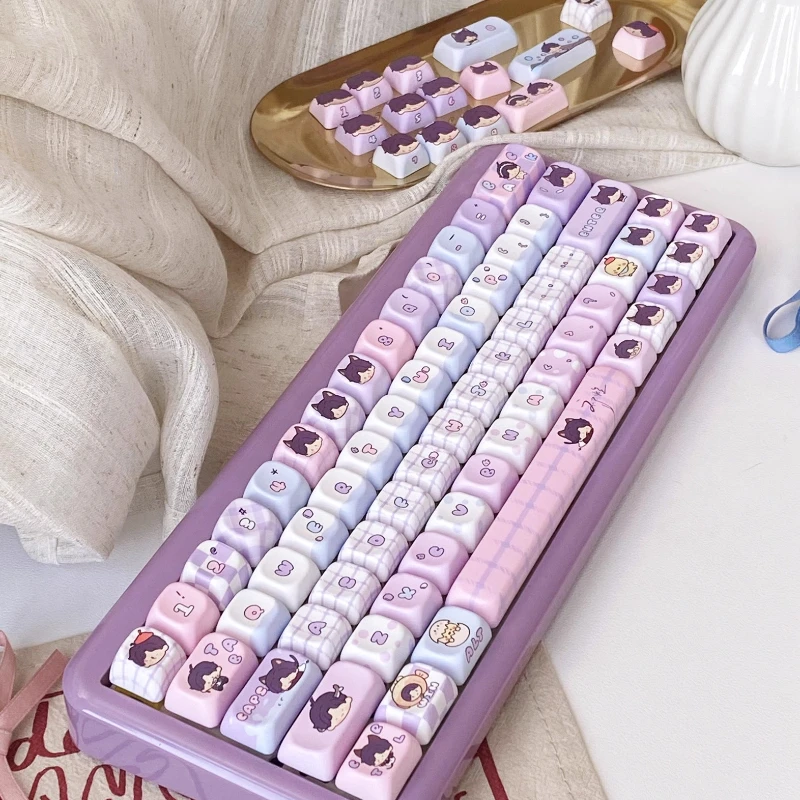 Love and Deepspace Rafayel teclas personalizadas PBT EOA/cereza perfil teclas lindo dibujos animados anime punto teclas artesanales para jugadores - imagen 4