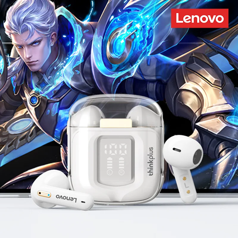 Lenovo-auriculares inalámbricos LP6 Pro con Bluetooth 5,3, dispositivo de audio deportivo TWS, con batería LED y pantalla Digital - imagen 2