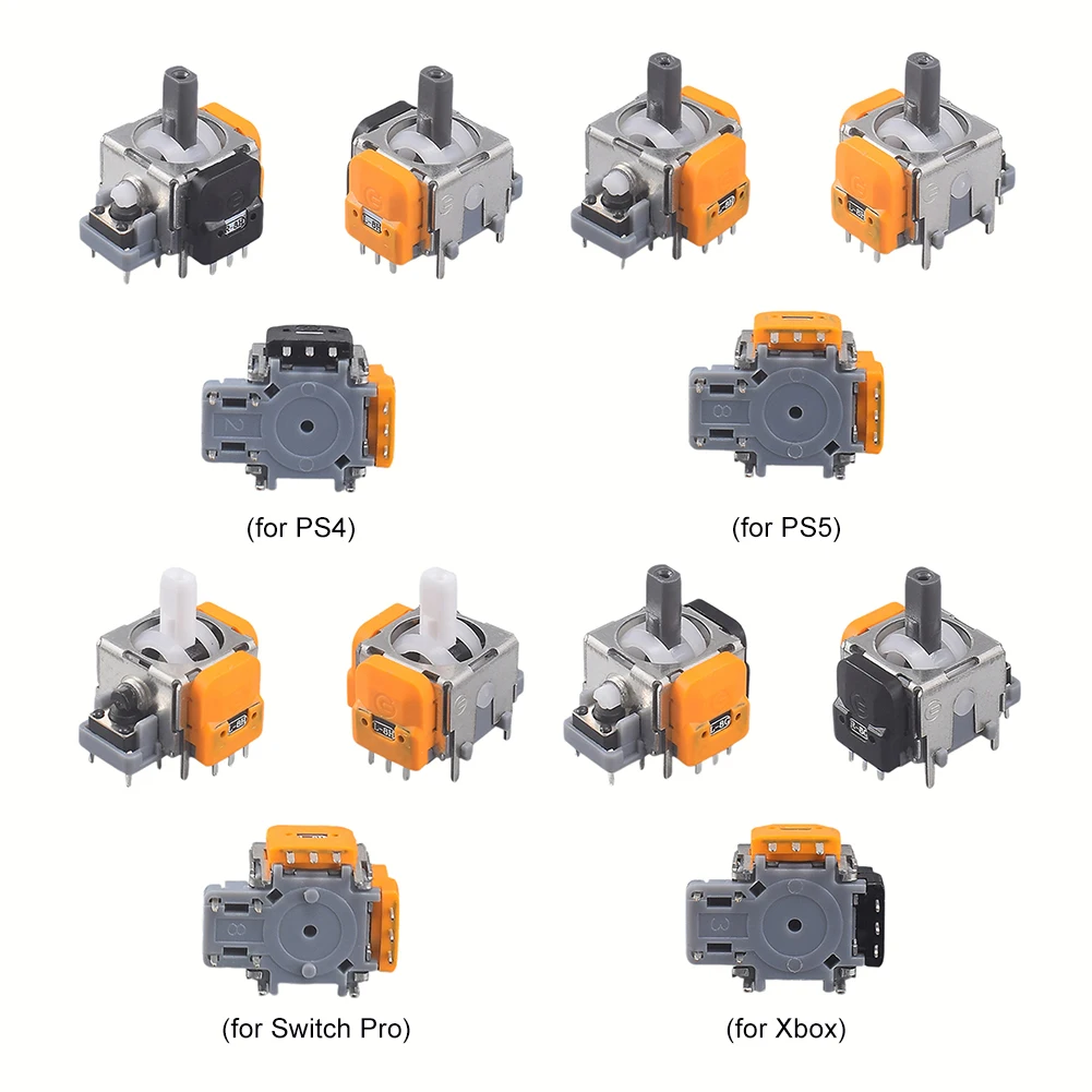 Reemplazo de Joystick de efecto Hall, Sensor 3D analógico, módulo basculante de Thumb Stick para PS5/PS4, piezas de reparación de controlador, accesorio de 2/4 piezas - imagen 5