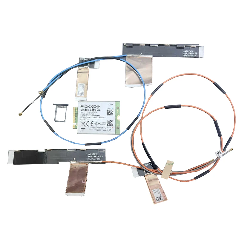 Fibocom-Kit de módulo L850-GL FRU 01AX792 LTE Cat9, bandeja SIM, antena para ordenador portátil Thinkpad L480 L490