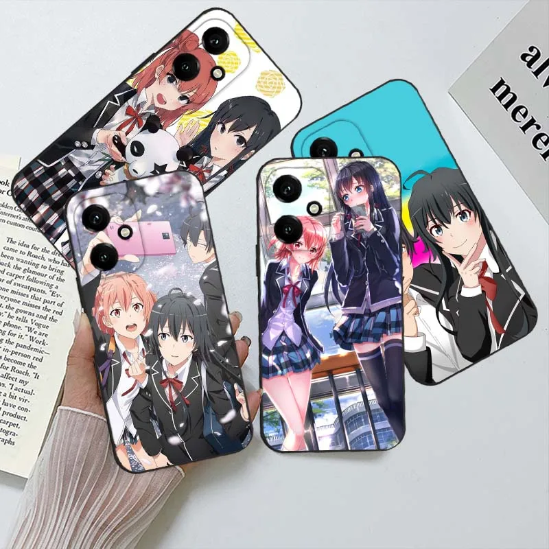 Yukino Yukinoshita para Honor X9C X9B X9A X9 X8C X8B X8A X8 X7C X7B X7A X7 X6B X6A X60i X60 X6 X5B 5G funda de teléfono