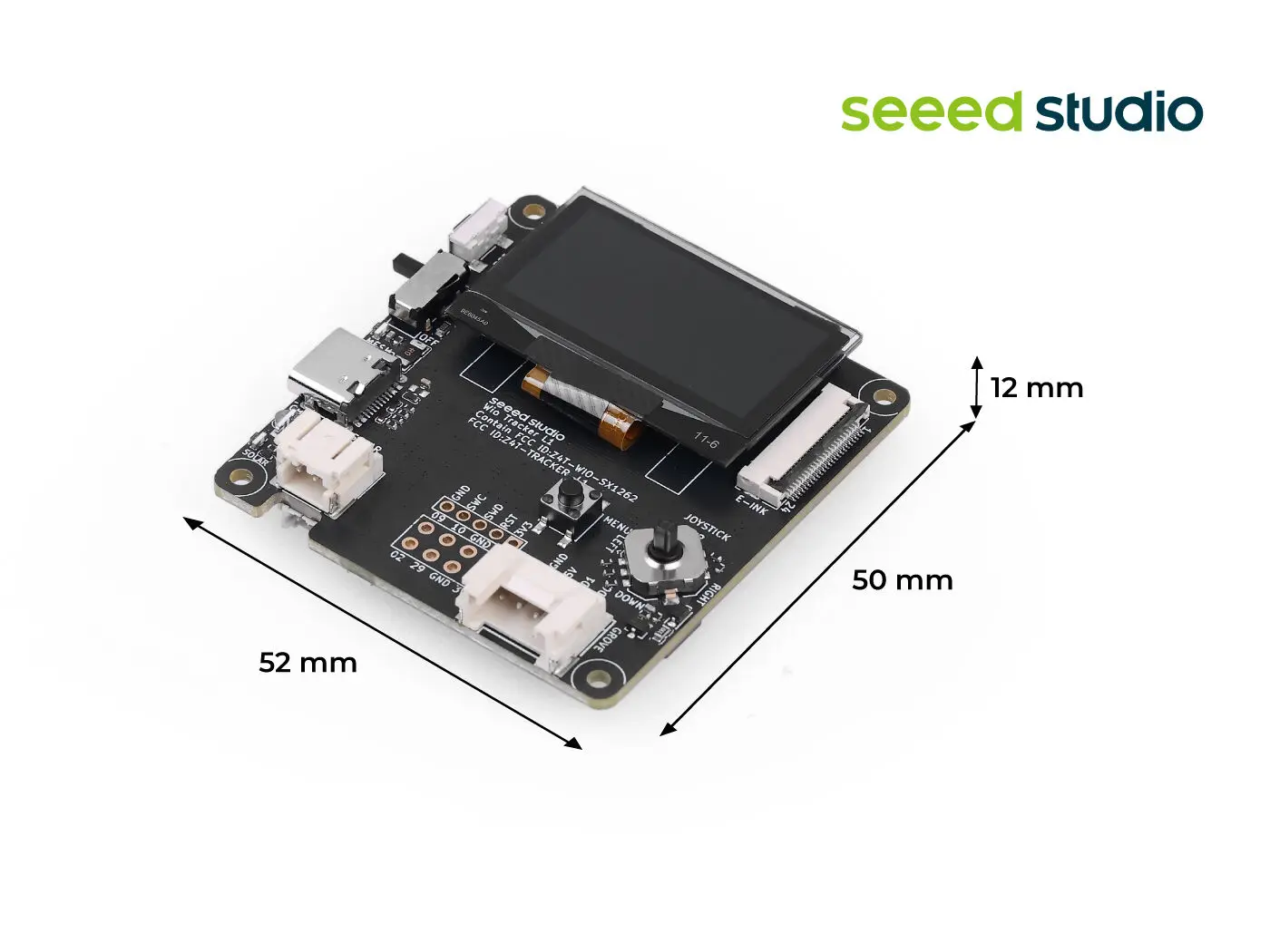 Wio Tracker L1, nudo meshtástico escalable de baja potencia, LoRa Wio-SX1262 862–930MHz,nRF52840, seguimiento GPS L76K, tablero de desarrollo - imagen 3
