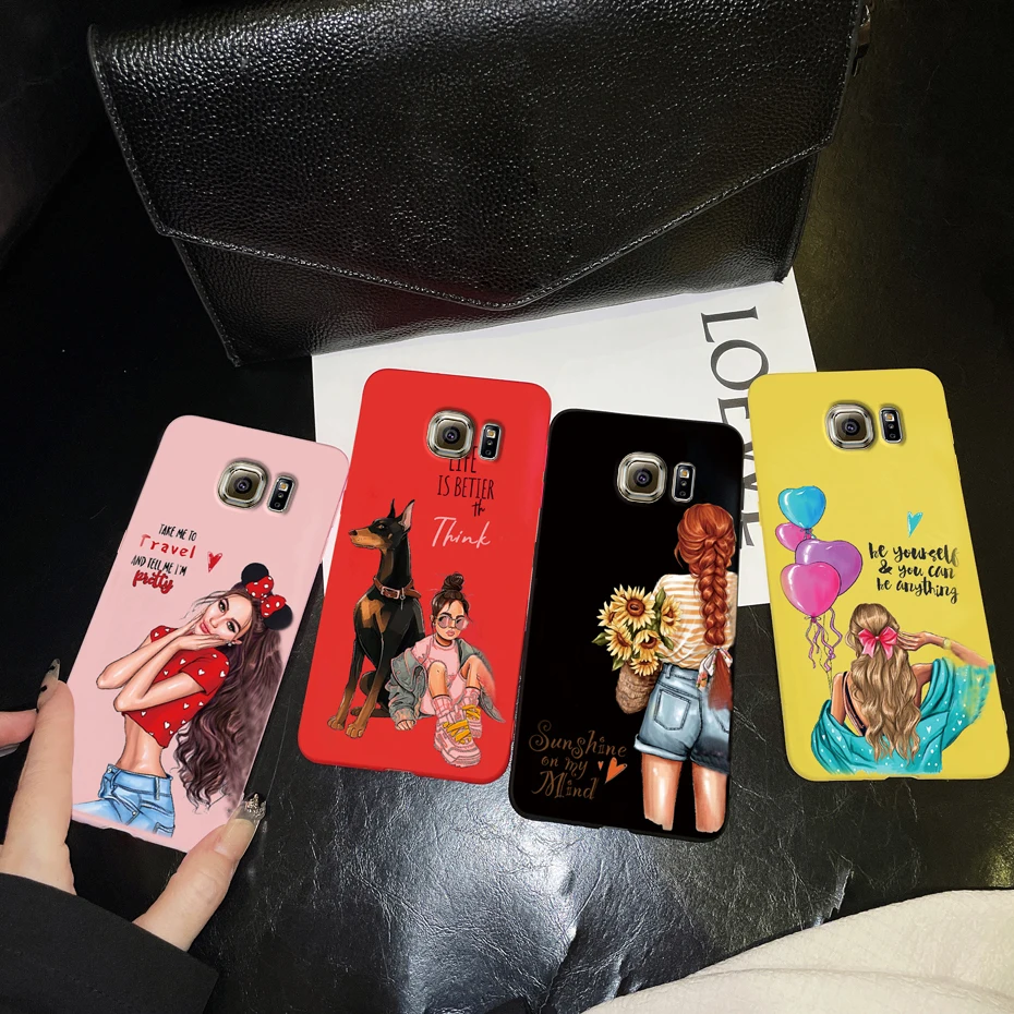 Para Samsung Galaxy S7 egde funda para Samsung Galaxy S6 edge funda para Samsung S7 S6 G920F SM-G925F funda bonita Fundas de silicona - imagen 3