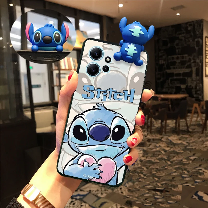 Funda de muñeca de punto 3D de moda para OPPO A3 A3X A80 A60 A40 A59 5G A78 A52 A72 4G A92 chica lindo monstruo dibujos animados TPU fundas de teléfono - imagen 5