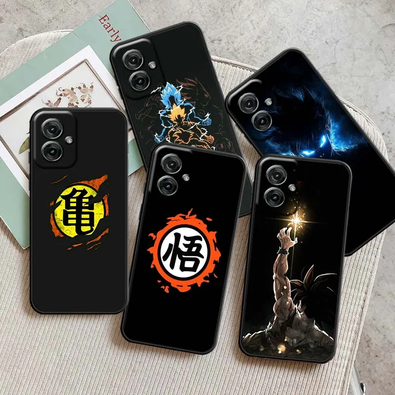D-Dragon B-Balls Cool Anime para Motorola G85 Edge 50 G24 G35 G14 G04 40 G72 G34 G31 G Stylus G54 G13 G32 5G funda de teléfono negra