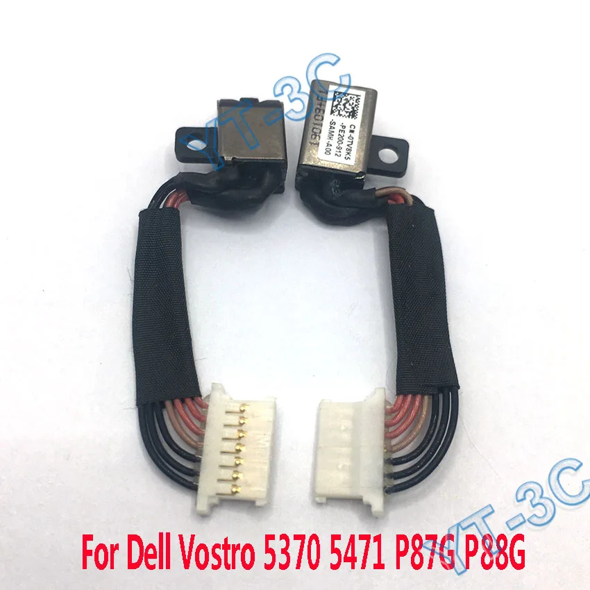 Cable de alimentación de CC para portátil, conector de alimentación de CC para Dell Vostro 5370, 5471, P87G, P88G, 1-10 piezas, nuevo, Cable flexible de DC-IN - imagen 5