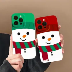 OPPO Funda Dura Navidad – Alce, Muñeco Nieve y Papá Noel
