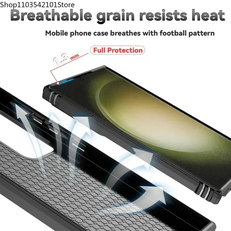 Para Samsung Galaxy S25 S24 S23 lente de cámara deslizante Ultra giratoria funda de armadura de grado militar para Samsung S25 S24 S23 Plus FE cubierta - imagen 4