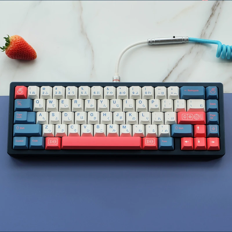 Juego de 144 teclas GMK Bento, teclas PBT de 5 lados, subcama de tinte, perfil de cereza, teclas japonesas para GH60 GK64 Anne Keychron 96 980 - imagen 3