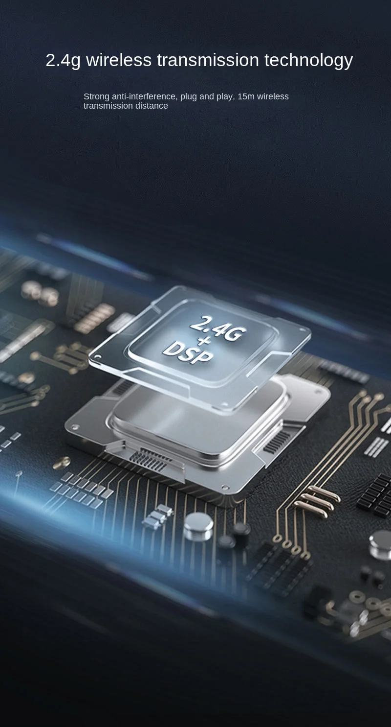 Auriculares para colgar en el cuello Auriculares inalámbricos Reducción de ruido inteligente especializados para uso en exteriores - imagen 5