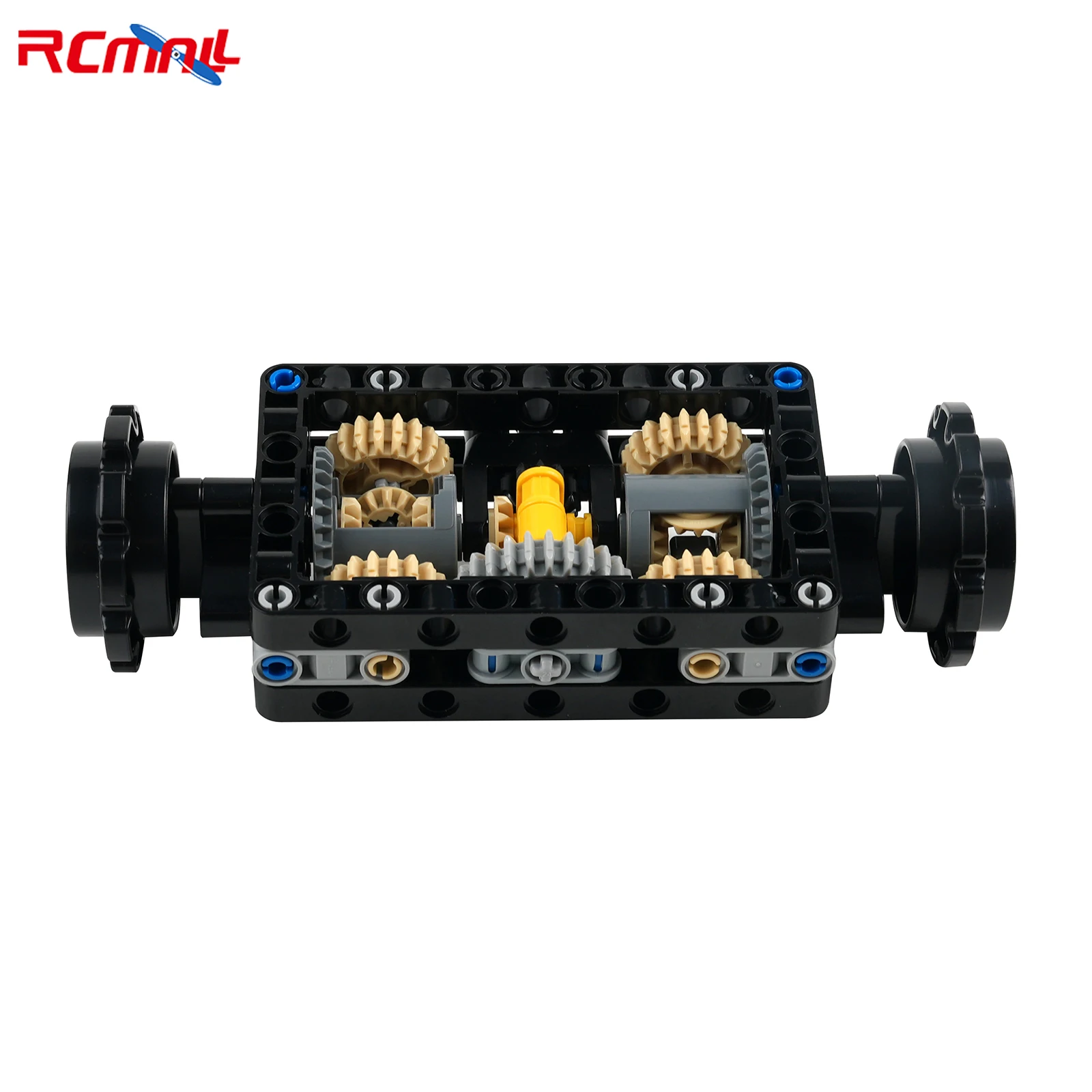 Sistema de dirección de tanque de MOC-19788, diferencial de engranaje, bloques de construcción, ensamblaje de partículas pequeñas, Kit de juguete educativo STEM - imagen 4