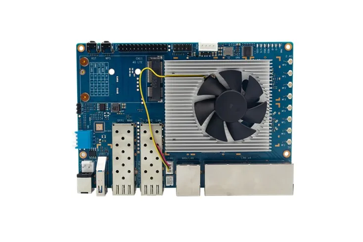 Placa Banana Pi BPI R3 BPI-R3 con MediaTek MT7986(Filogic 830), compatible con Wi-Fi 6/6E, 2,5 GbE SFP - imagen 3