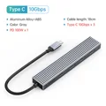Gray PD USB C Stripe