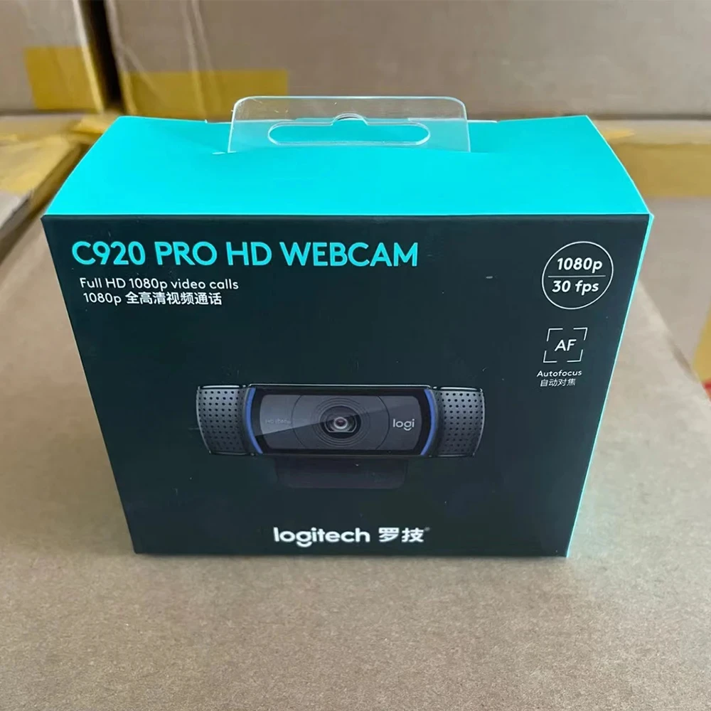 Logitech HD C920Pro Webcam Widescreen Video Calling and Recording 1080p Camera Built-in microphone For Desktop Laptop - imagen 2