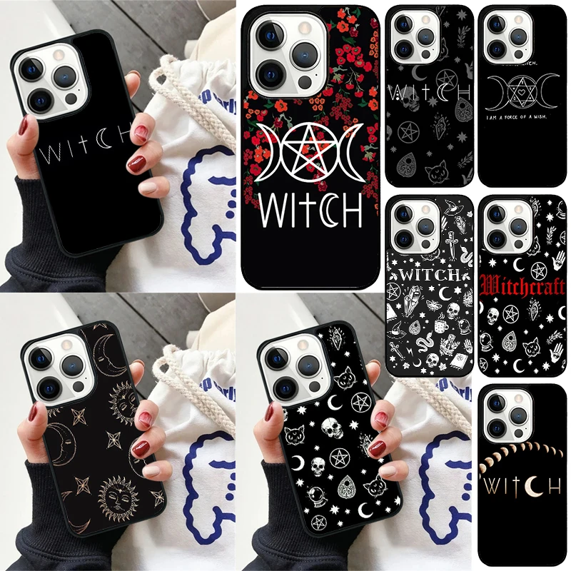 Funda de teléfono Witch Dark Witchcraft para iPhone 17 Air 16 15 14 12 13 PLUS 11 PRO MAX