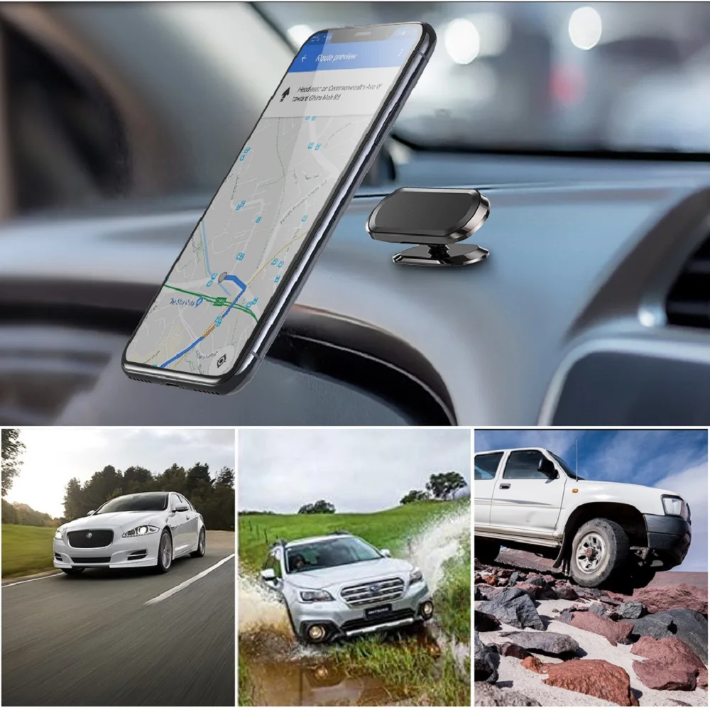 Soporte magnético para teléfono de coche, soporte para salpicadero de teléfono móvil, rotación de 360 grados para navegación, imán multifuncional para el hogar y la Oficina - imagen 4