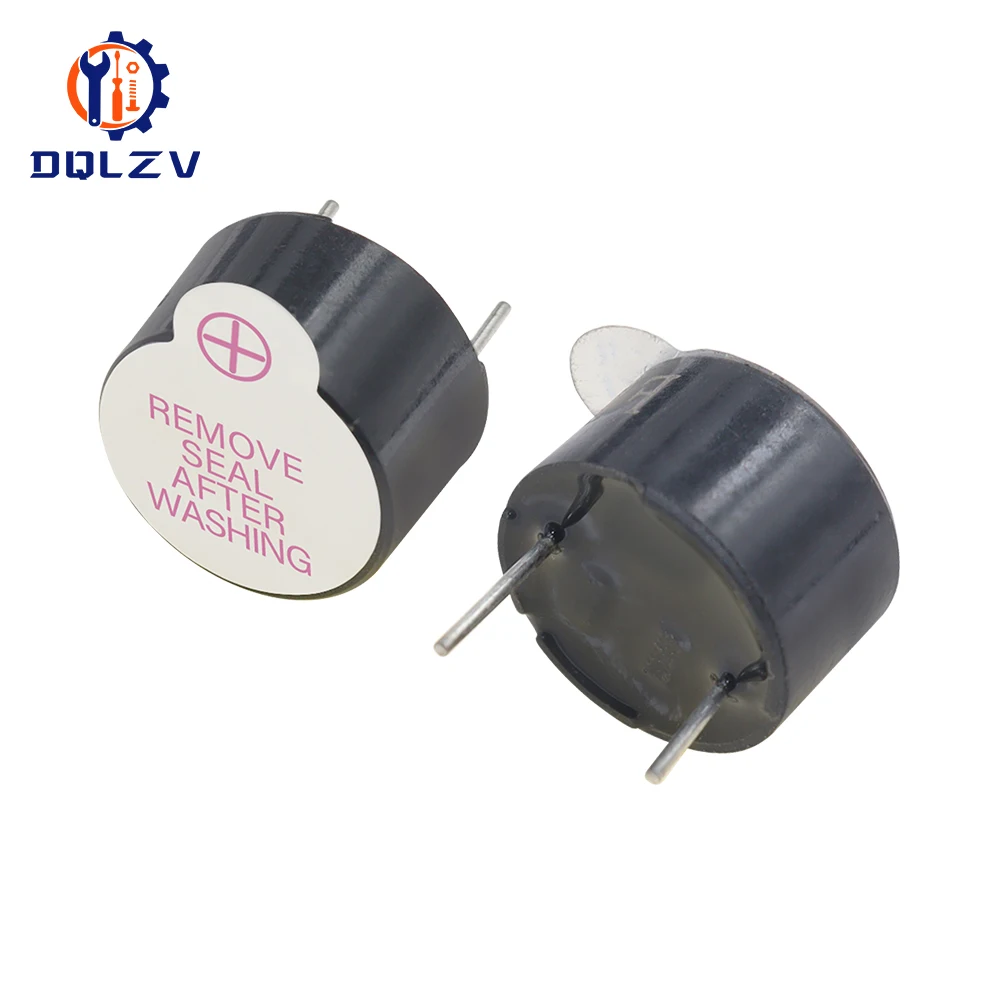 Mini zumbador activo, 3V, 5V, 12V, magnético, 12075 SOT, 12x7,5mm, tubo de plástico, sonido de tono de pitido largo - imagen 5
