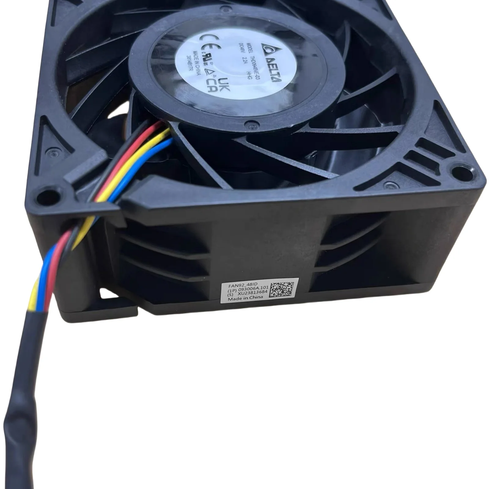 para ventilador de alta velocidad Delta THD0948VE-03 48V 2.2A - 90x90x38mm, 14500RPM, 162CFM, ventilador de refrigeración industrial para servidores - imagen 5
