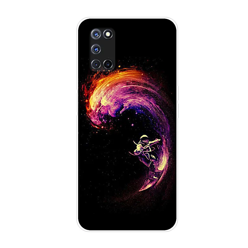 Funda trasera de silicona TPU suave para OPPO A52, carcasa bonita con pintura, 2020 A 72 - imagen 5