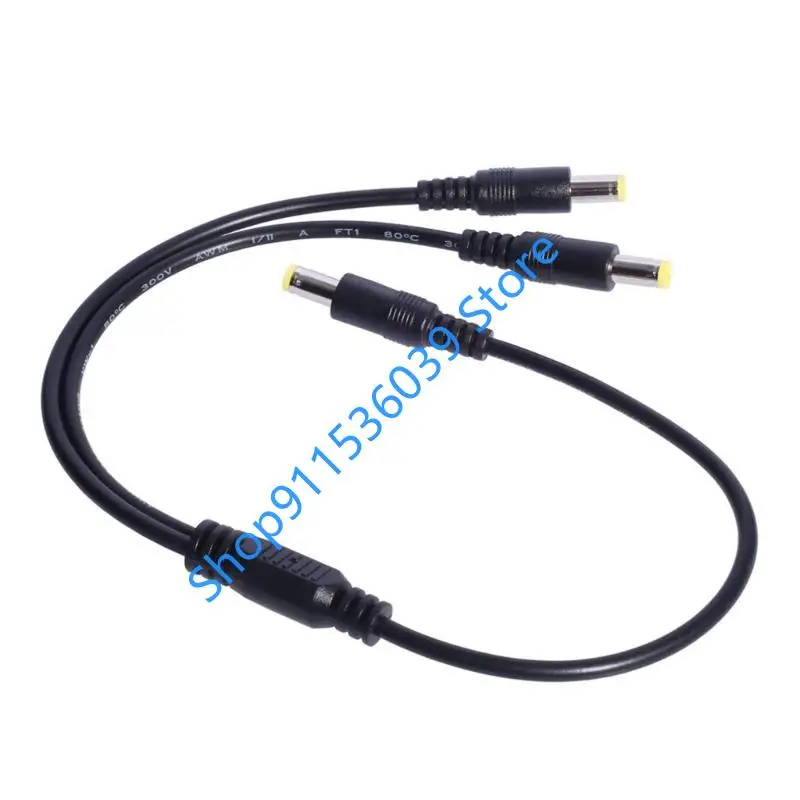 DC Power 1 macho a 2 vías adaptador divisor conector Cable 5,5mm * 2,5mm para cámara CCTV LED enrutadores de luz de tira - imagen 4