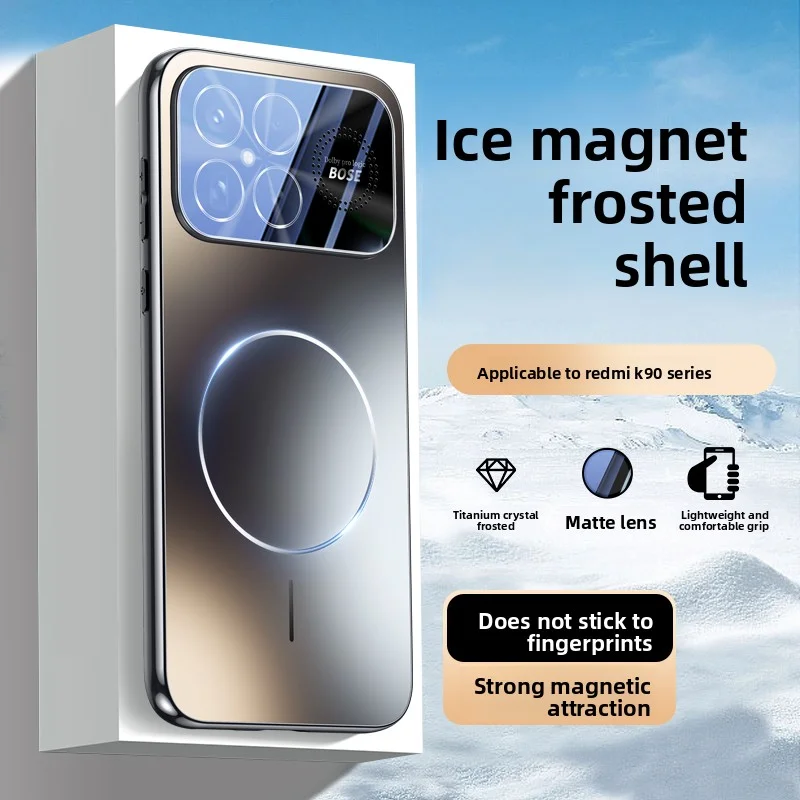 Para Xiaomi POCO F8 Ultra funda dura de PC magnética lente de carga inalámbrica funda protectora trasera para POCO F8 Pro F8Ultra Shell - imagen 3