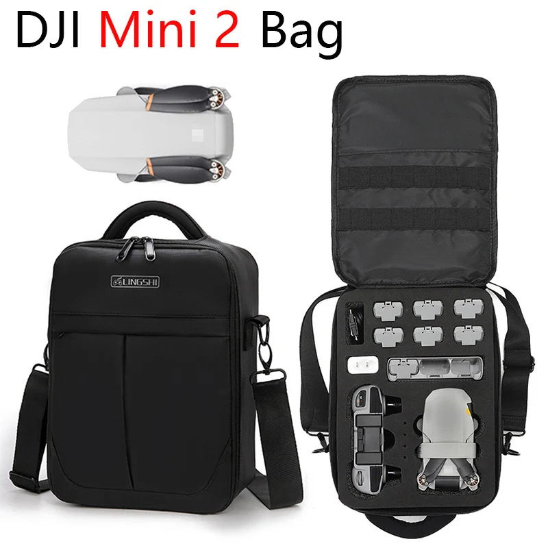 Bolso de hombro para Dron DJI MINI 2, accesorios de batería remota, bolso de mano, estuche de transporte de viaje portátil, cubierta impermeable, nuevo