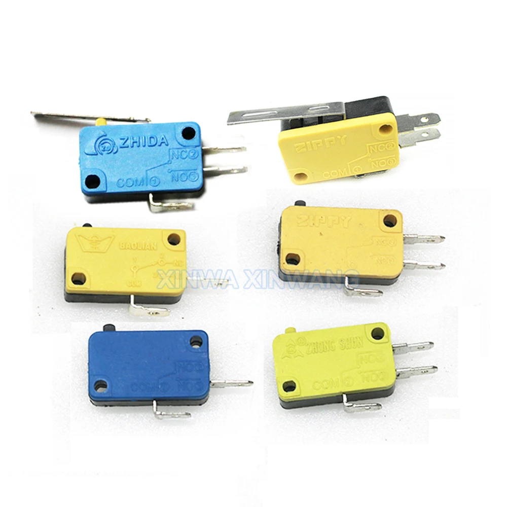 Microinterruptor de reinicio automático para Joystick estilo Happ, controlador de botón pulsador de repuesto Zippy, juego de salón recreativo Diy, 10 Uds. - imagen 2