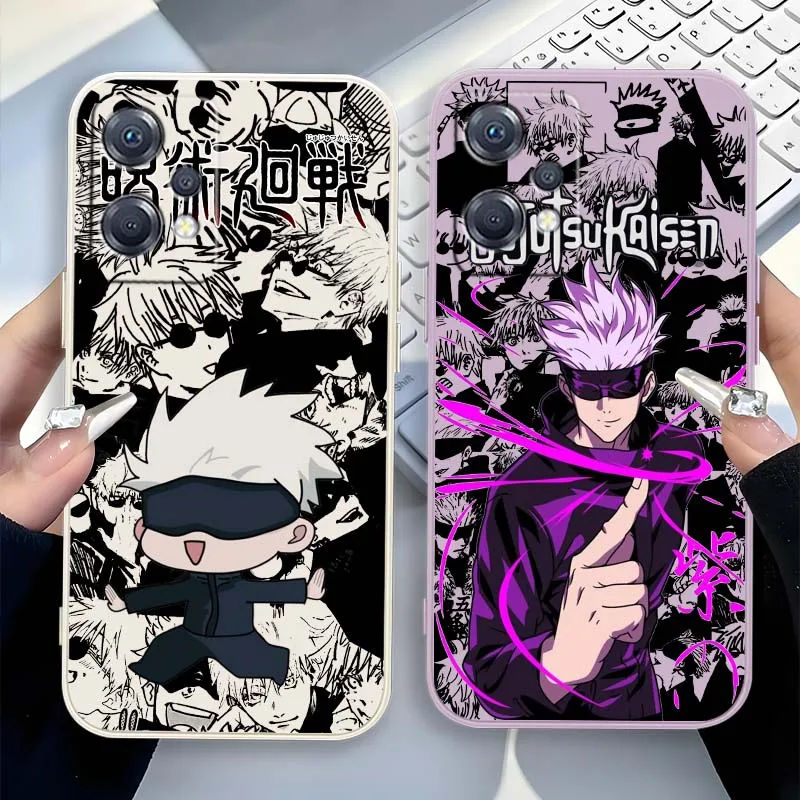 Funda Gojo Chibi para OPPO Find K9X K9S K5 K13X K12X K12 K10 F31 F29 X6 X5 X3 X2 Pro Lite Neo Plus
