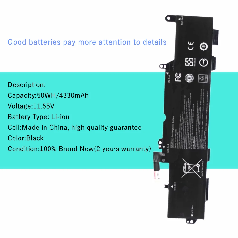 SS03XL batería del ordenador portátil para HP EliteBook 730 735 740 745 755 830 840 G5 HSTNN-LB8G HSTNN-IB8C HSN-I12C HSN-I13C HSN-I16C - imagen 4